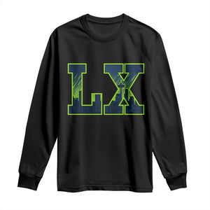 Seattle LX Game Day Washington Space Needle Skyline Long Sleeve Shirt TS11 Black Print Your Wear
