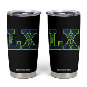 Seattle LX Game Day Washington Space Needle Skyline Tumbler Cup TS11 Black Print Your Wear
