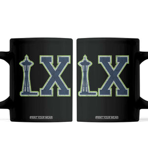 Seattle LX Game Day Washington Space Needle Sport Fan Coffee Mug TS11 Black Print Your Wear