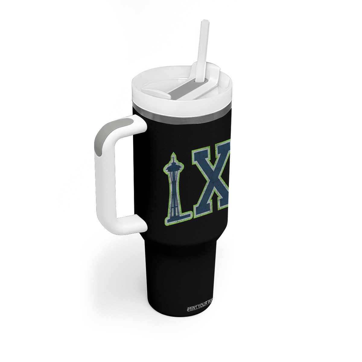 Seattle LX Game Day Washington Space Needle Sport Fan Tumbler With Handle TS11 Print Your Wear