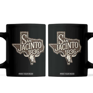 Battle of San Jacinto 1836 Texas History Independence Day Coffee Mug TS11 Black Print Your Wear