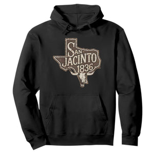 Battle of San Jacinto 1836 Texas History Independence Day Hoodie TS11 Black Print Your Wear