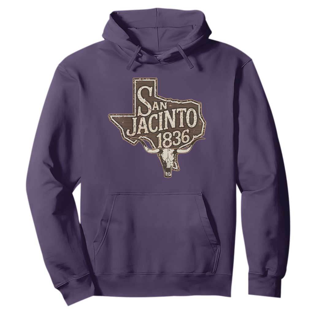 Battle of San Jacinto 1836 Texas History Independence Day Hoodie TS11 Purple Print Your Wear