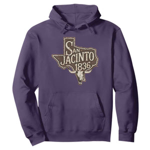 Battle of San Jacinto 1836 Texas History Independence Day Hoodie TS11 Purple Print Your Wear