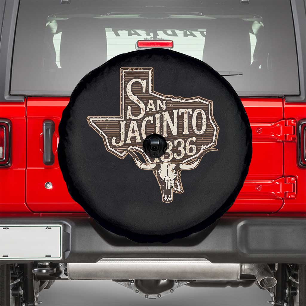 Battle of San Jacinto 1836 Texas History Independence Day Spare Tire Cover TS11 Black Print Your Wear