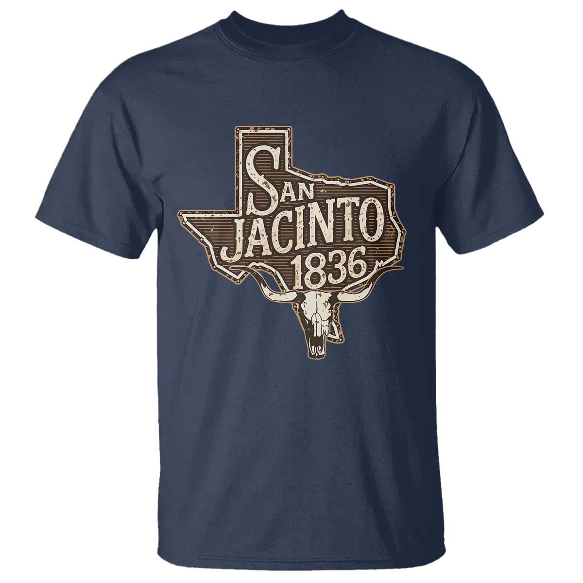 Battle of San Jacinto 1836 Texas History Independence Day T Shirt TS11 Navy Print Your Wear