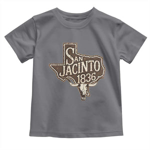 Battle of San Jacinto 1836 Texas History Independence Day Toddler T Shirt TS11 Charcoal Print Your Wear
