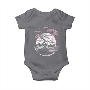 Washington DC Cherry Blossoms Monuments Memorials Japanese Style Baby Onesie TS11 Charcoal Print Your Wear
