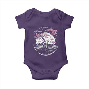 Washington DC Cherry Blossoms Monuments Memorials Japanese Style Baby Onesie TS11 Purple Print Your Wear