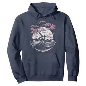 Washington DC Cherry Blossoms Monuments Memorials Japanese Style Hoodie TS11 Navy Print Your Wear