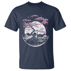 Washington DC Cherry Blossoms Monuments Memorials Japanese Style T Shirt TS11 Navy Print Your Wear