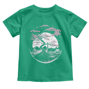 Washington DC Cherry Blossoms Monuments Memorials Japanese Style Toddler T Shirt TS11 Irish Green Print Your Wear