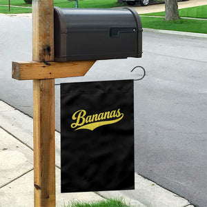 Bananas Retro Throwback Baseball Sport Lover Garden Flag TS11 Print Your Wear