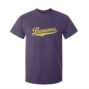 Bananas Retro Throwback Baseball Sport Lover T Shirt For Kid TS11 Purple Print Your Wear