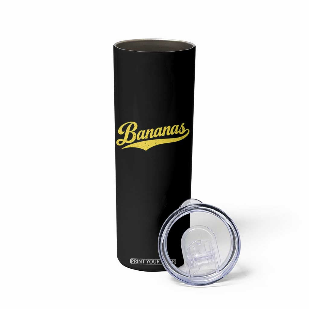 Bananas Retro Throwback Baseball Sport Lover Skinny Tumbler TS11 Print Your Wear