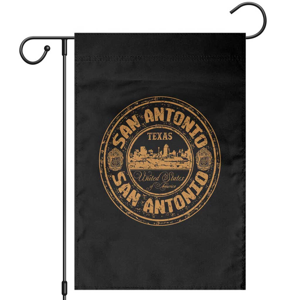 San Antonio Texas TX Vintage Souvenir Texan Pride Garden Flag TS11 Black Print Your Wear