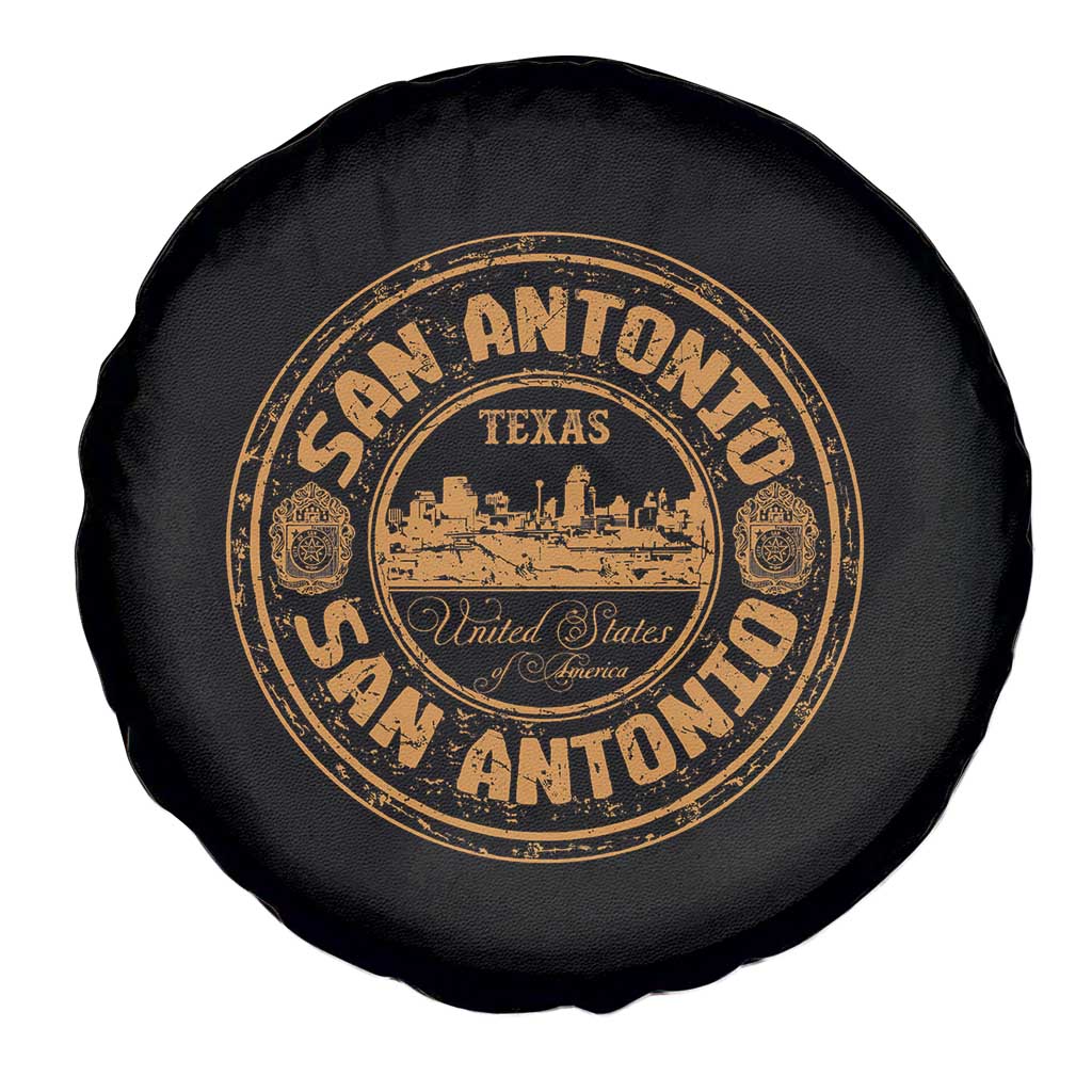 San Antonio Texas TX Vintage Souvenir Texan Pride Spare Tire Cover TS11 Print Your Wear