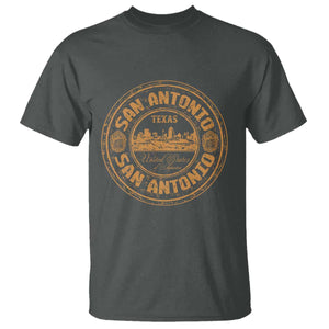 San Antonio Texas TX Vintage Souvenir Texan Pride T Shirt TS11 Dark Heather Print Your Wear