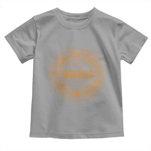 San Antonio Texas TX Vintage Souvenir Texan Pride Toddler T Shirt TS11 Sport Gray Print Your Wear