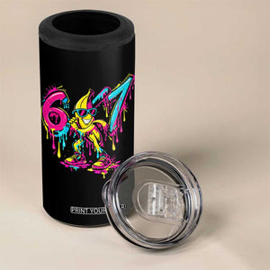 Funny 67 Banana Baseball Drip Ice Cream Six Seven Meme 4 in 1 Can Cooler Tumbler TS11 Print Your Wear