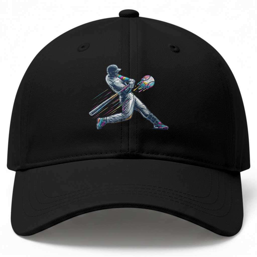 Ice Cream Baseball Player Dripping Game Day Baseball Cap