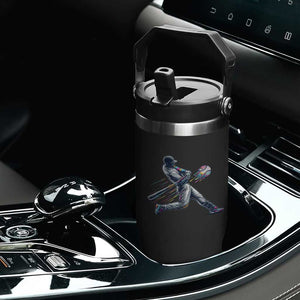 Ice Cream Baseball Player Dripping Game Day Flip Straw Tumbler TS11 Print Your Wear