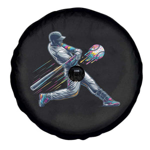 Ice Cream Baseball Player Dripping Game Day Spare Tire Cover TS11 Print Your Wear