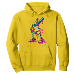 Funny Banana Baseball Drip Ice Cream Splatter Hoodie TS11 Daisy Print Your Wear