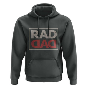 Rad Dad Hoodie Father's Day Vintage TS11 Dark Heather Print Your Wear