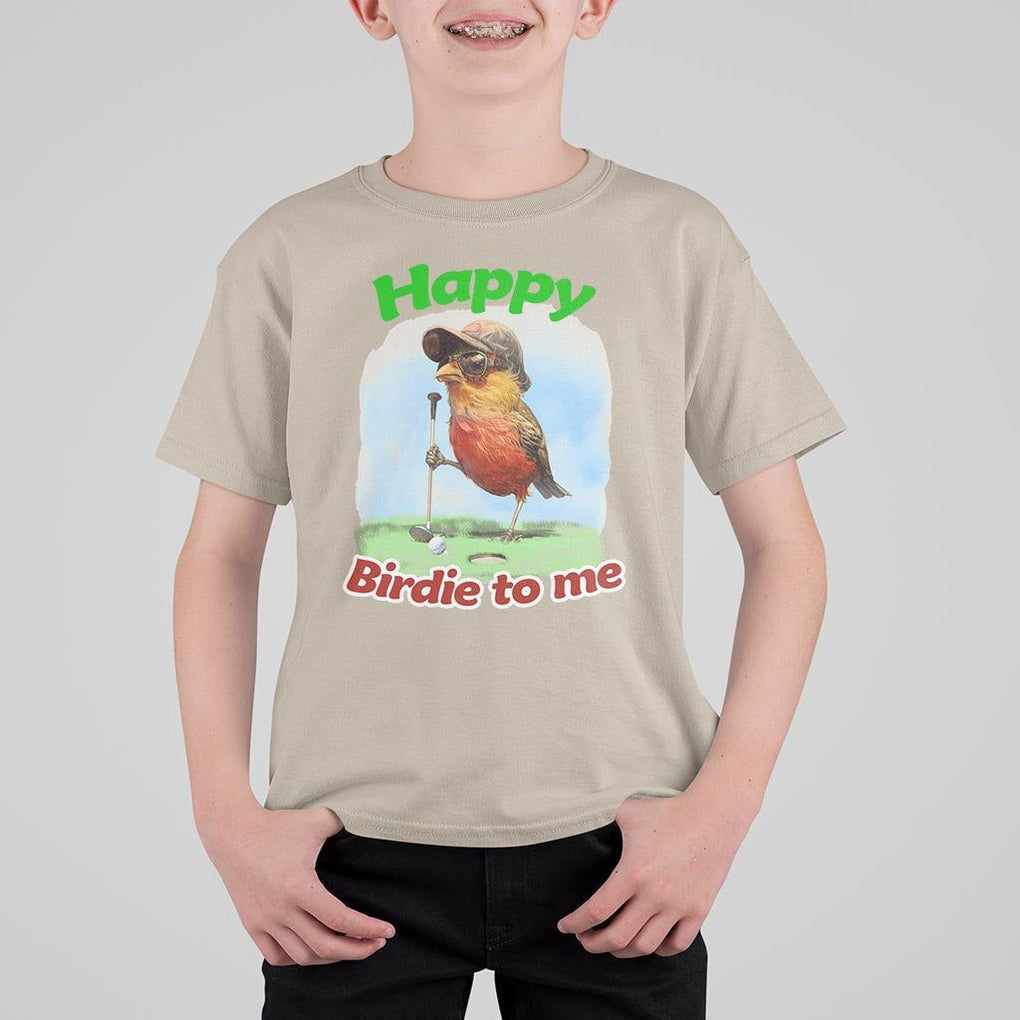 Funny Golf Birthday T Shirt For Kid Happy Birdie To Me Golf Player TS11 Sand Print Your Wear