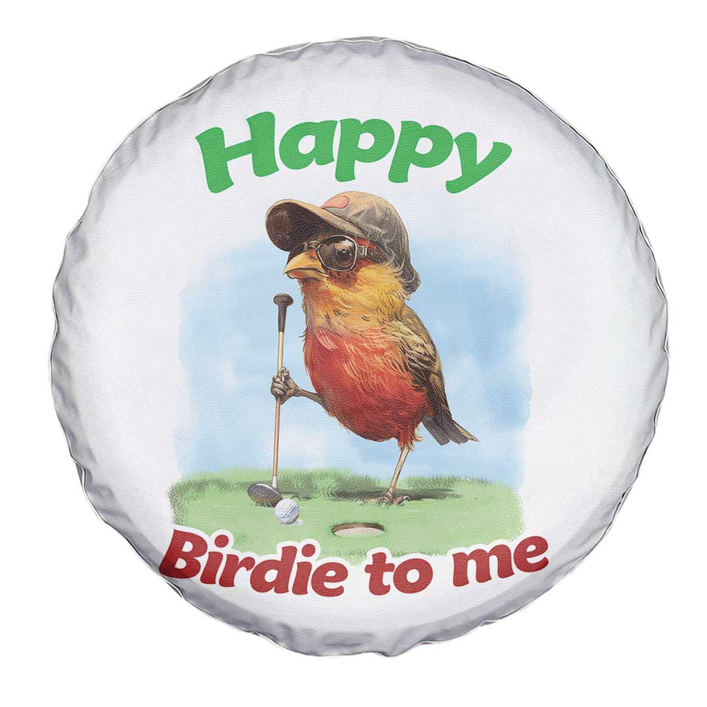 Funny Golf Birthday Spare Tire Cover Happy Birdie To Me Golf Player TS11 Print Your Wear