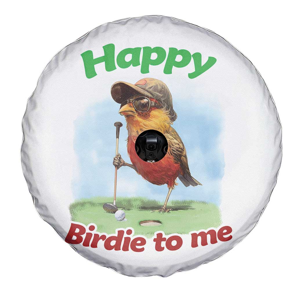 Funny Golf Birthday Spare Tire Cover Happy Birdie To Me Golf Player TS11 Print Your Wear
