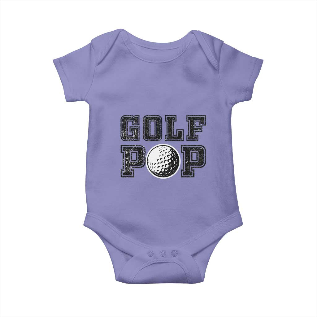 Golf Dad Baby Onesie Golf Pop Master Father's Day TS11 Violet Print Your Wear