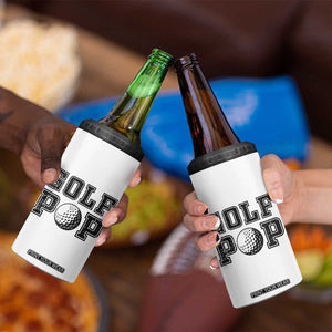 Golf Dad 4 in 1 Can Cooler Tumbler Golf Pop Master Father's Day TS11 Print Your Wear