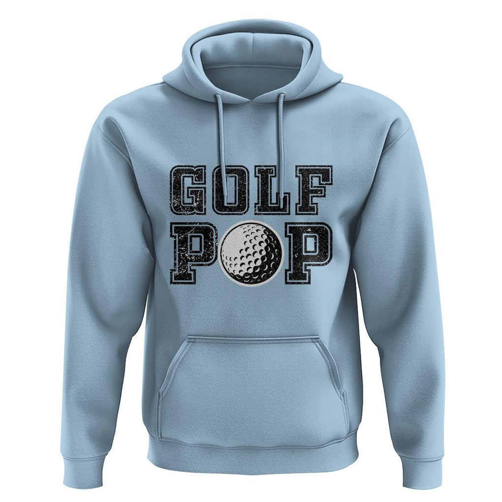 Golf Dad Hoodie Golf Pop Master Father's Day TS11 Light Blue Print Your Wear