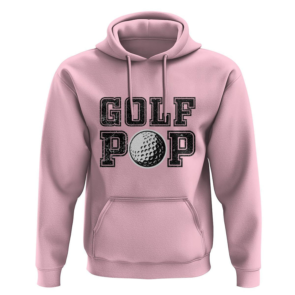 Golf Dad Hoodie Golf Pop Master Father's Day TS11 Light Pink Print Your Wear
