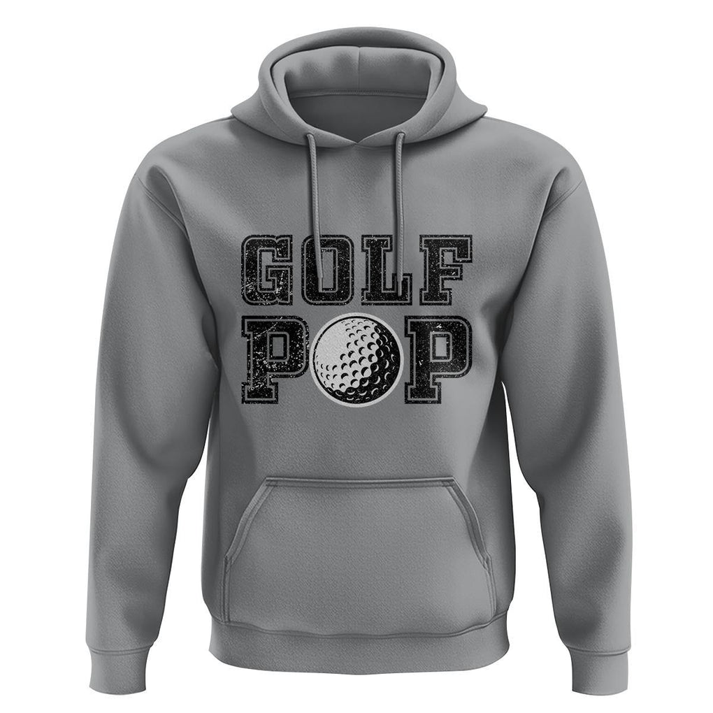 Golf Dad Hoodie Golf Pop Master Father's Day TS11 Sport Gray Print Your Wear