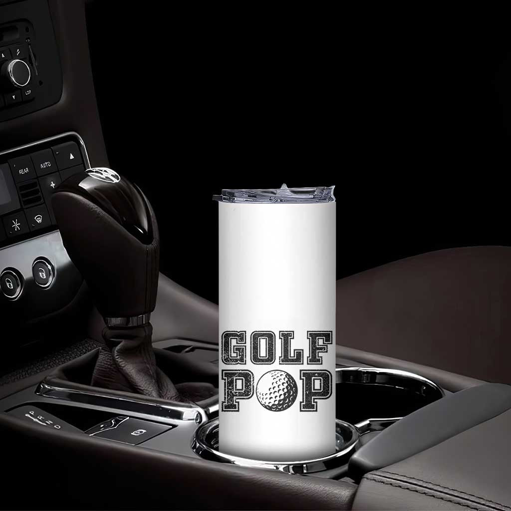 Golf Dad Skinny Tumbler Golf Pop Master Father's Day TS11 Print Your Wear