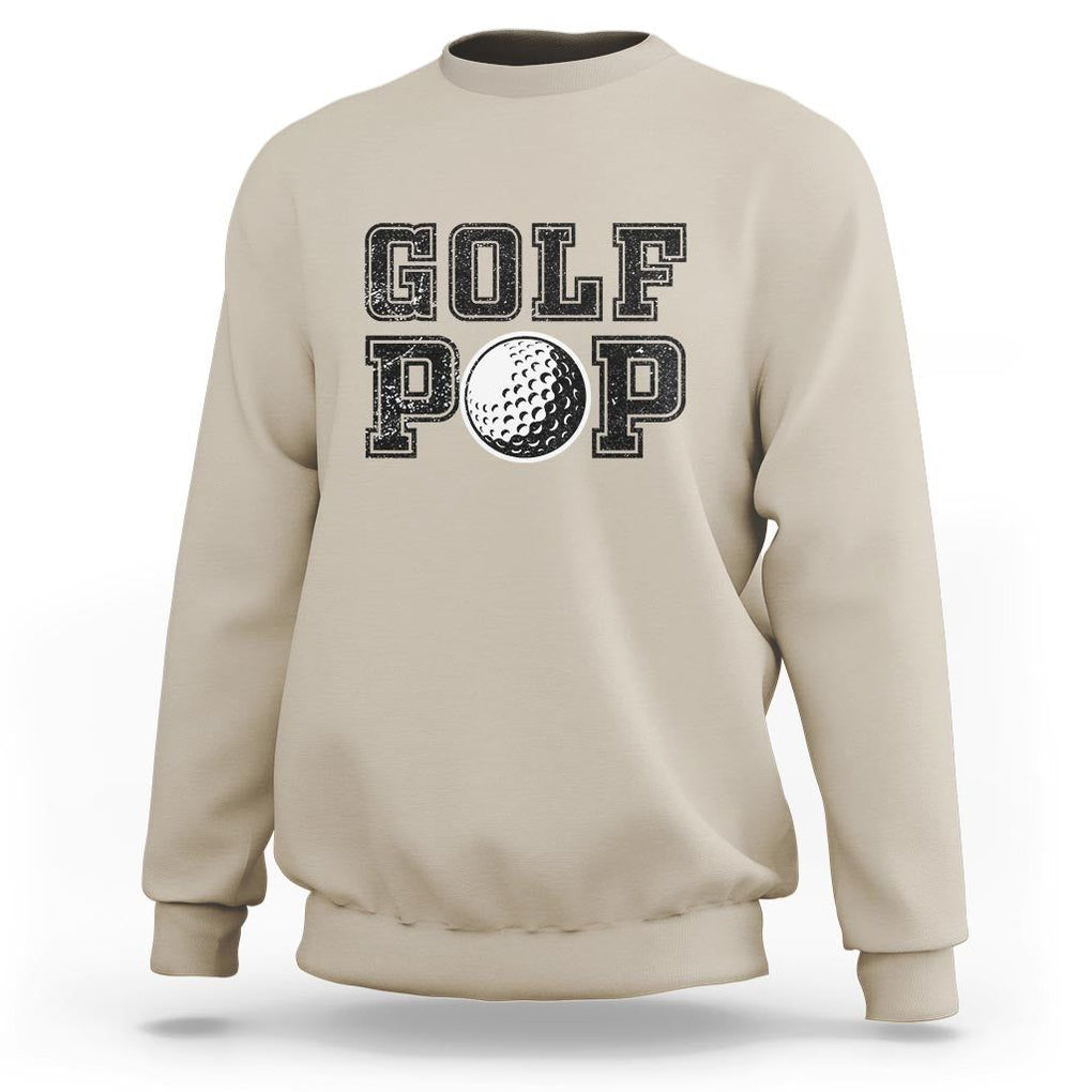 Golf Dad Sweatshirt Golf Pop Master Father's Day TS11 Sand Print Your Wear