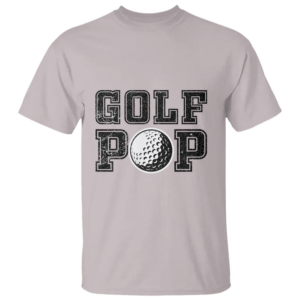 Golf Dad T Shirt Golf Pop Master Father's Day TS11 Ice Gray Print Your Wear