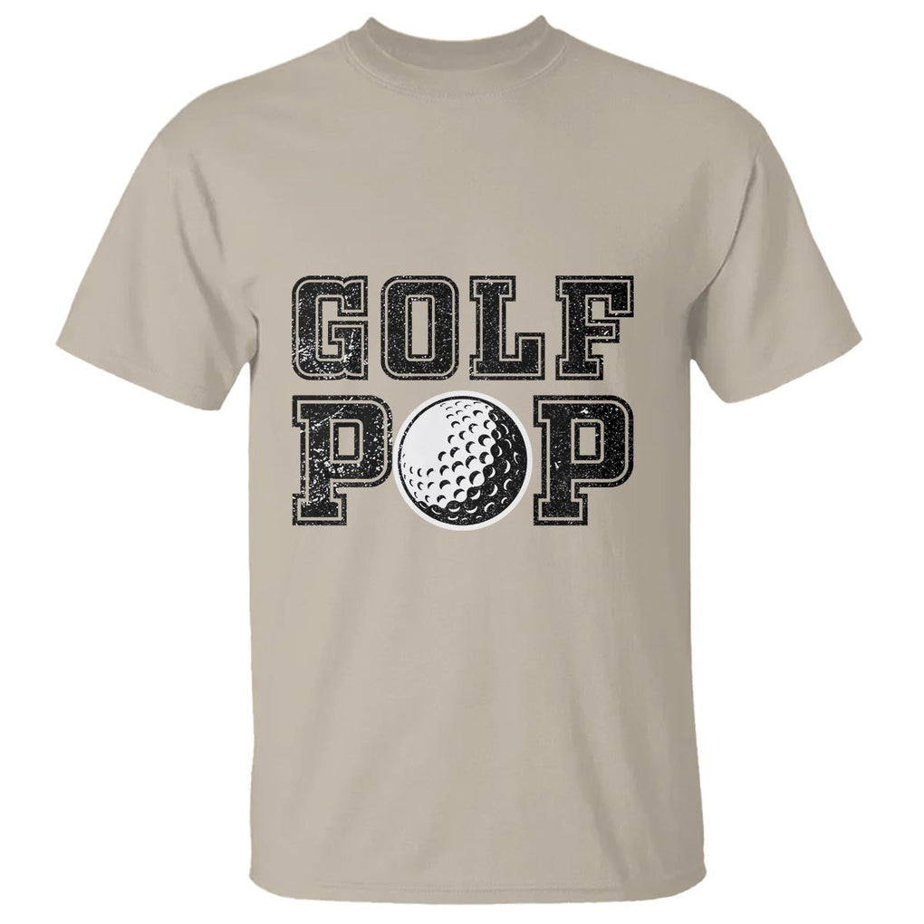 Golf Dad T Shirt Golf Pop Master Father's Day TS11 Sand Print Your Wear