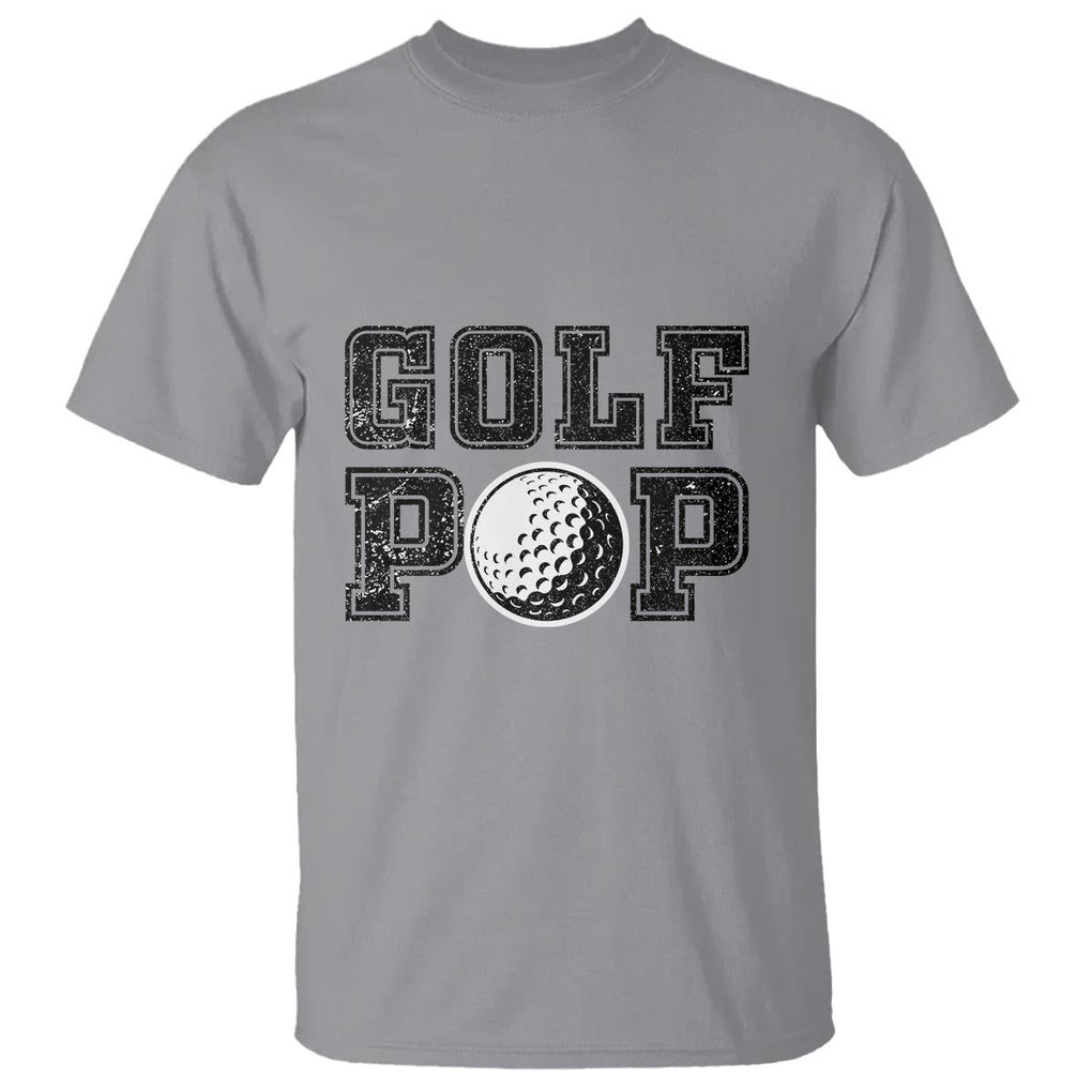 Golf Dad T Shirt Golf Pop Master Father's Day TS11 Sport Gray Print Your Wear