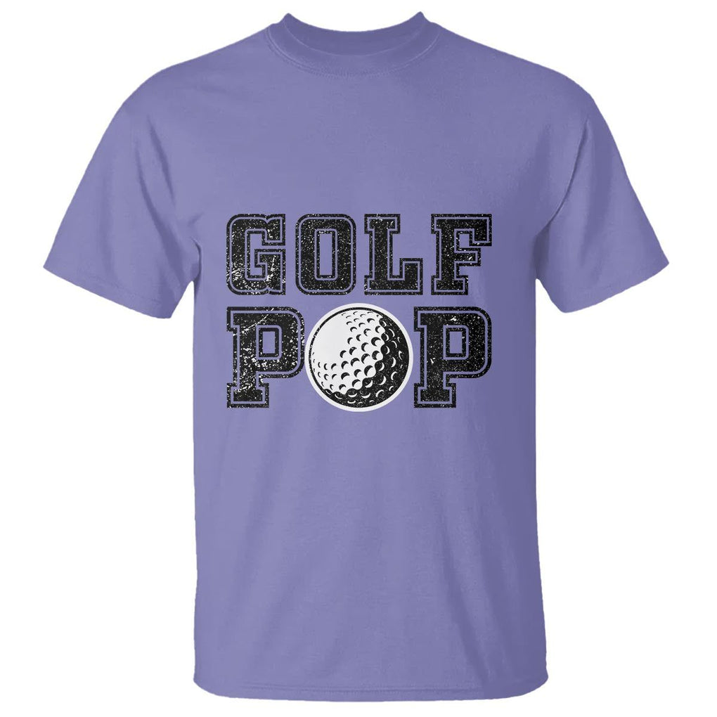 Golf Dad T Shirt Golf Pop Master Father's Day TS11 Violet Print Your Wear
