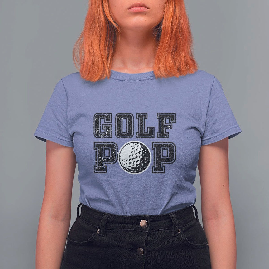 Golf Dad T Shirt For Women Golf Pop Master Father's Day TS11 Violet Print Your Wear