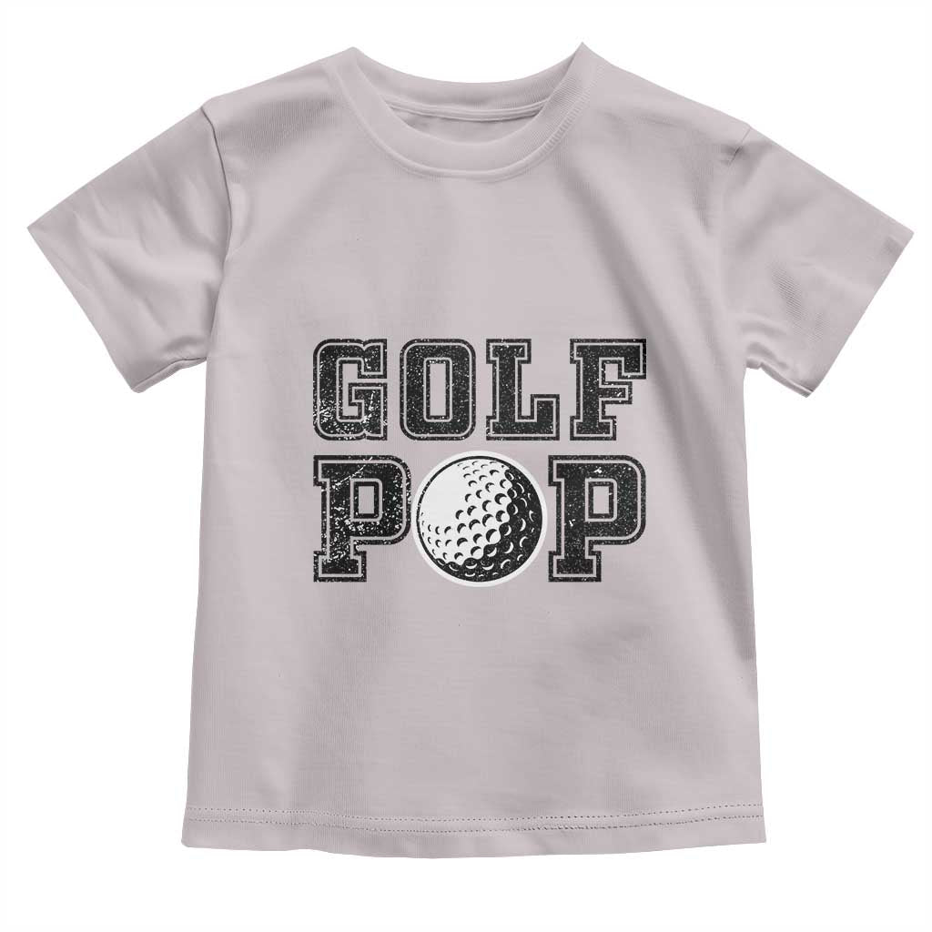 Golf Dad Toddler T Shirt Golf Pop Master Father's Day TS11 Ice Gray Print Your Wear