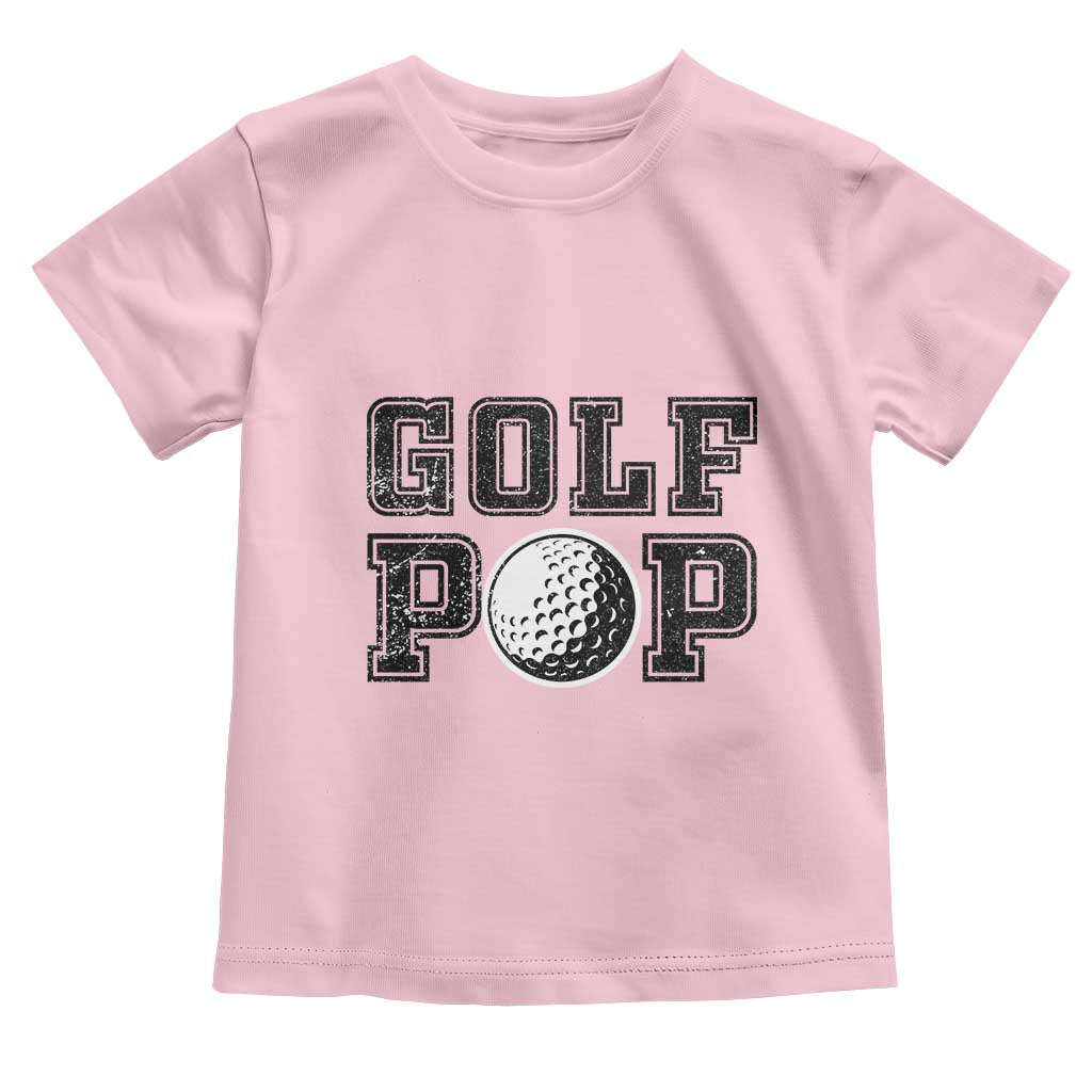 Golf Dad Toddler T Shirt Golf Pop Master Father's Day TS11 Light Pink Print Your Wear