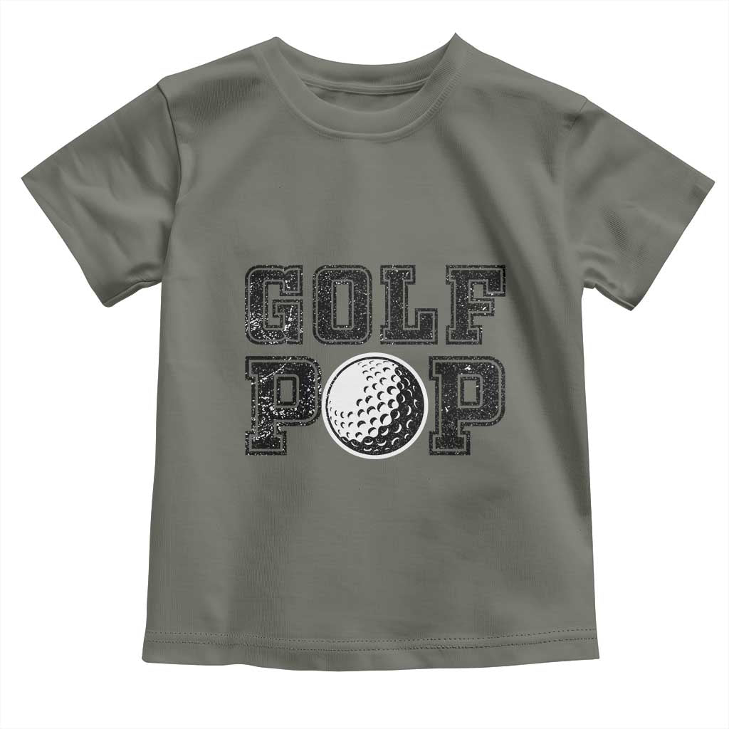 Golf Dad Toddler T Shirt Golf Pop Master Father's Day TS11 Military Green Print Your Wear