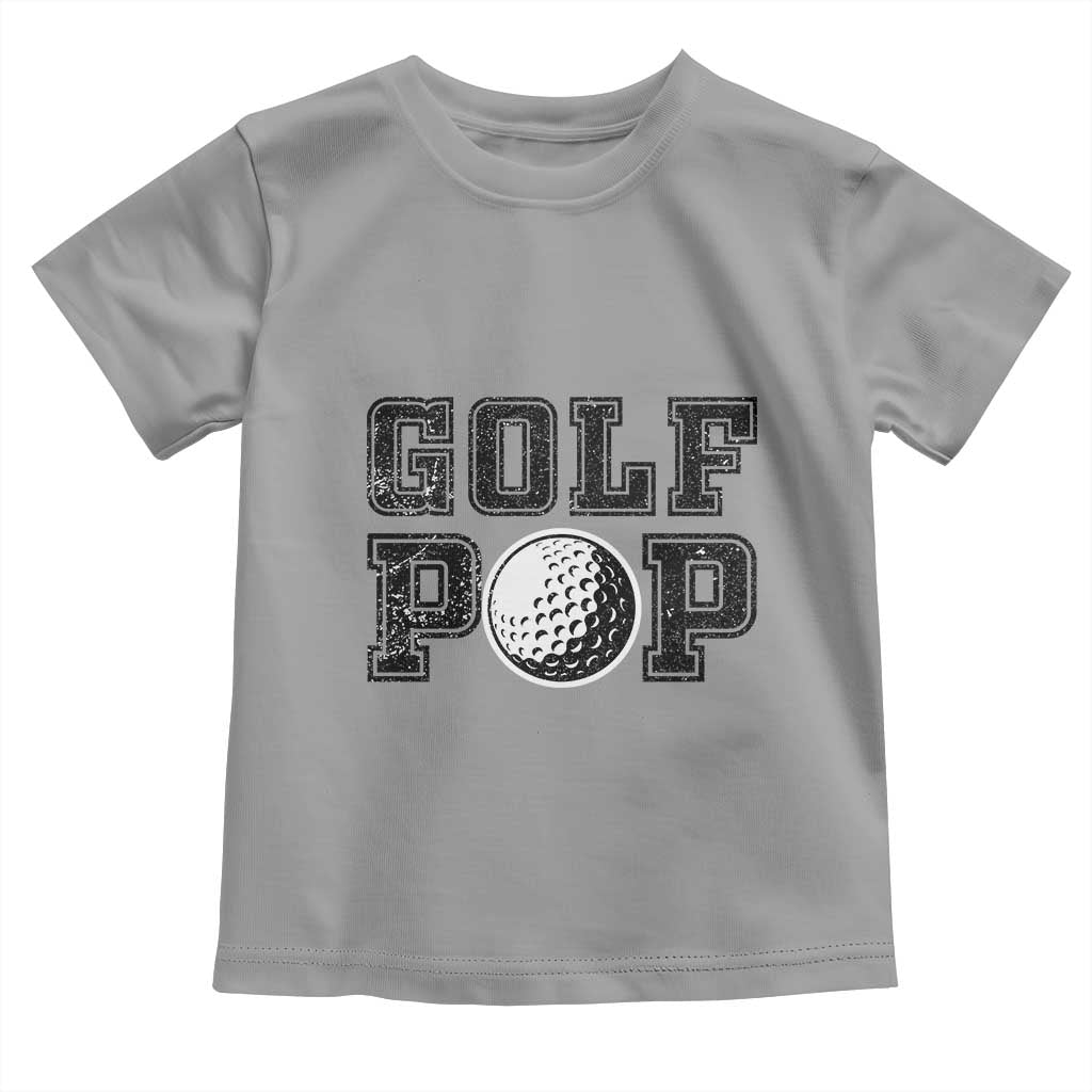 Golf Dad Toddler T Shirt Golf Pop Master Father's Day TS11 Sport Gray Print Your Wear