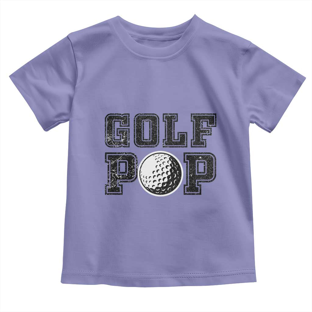 Golf Dad Toddler T Shirt Golf Pop Master Father's Day TS11 Violet Print Your Wear