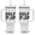 Golf Dad Tumbler With Handle Golf Pop Master Father's Day TS11 One Size: 40 oz White Print Your Wear